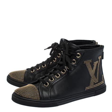 louis vuitton black sneakers womens